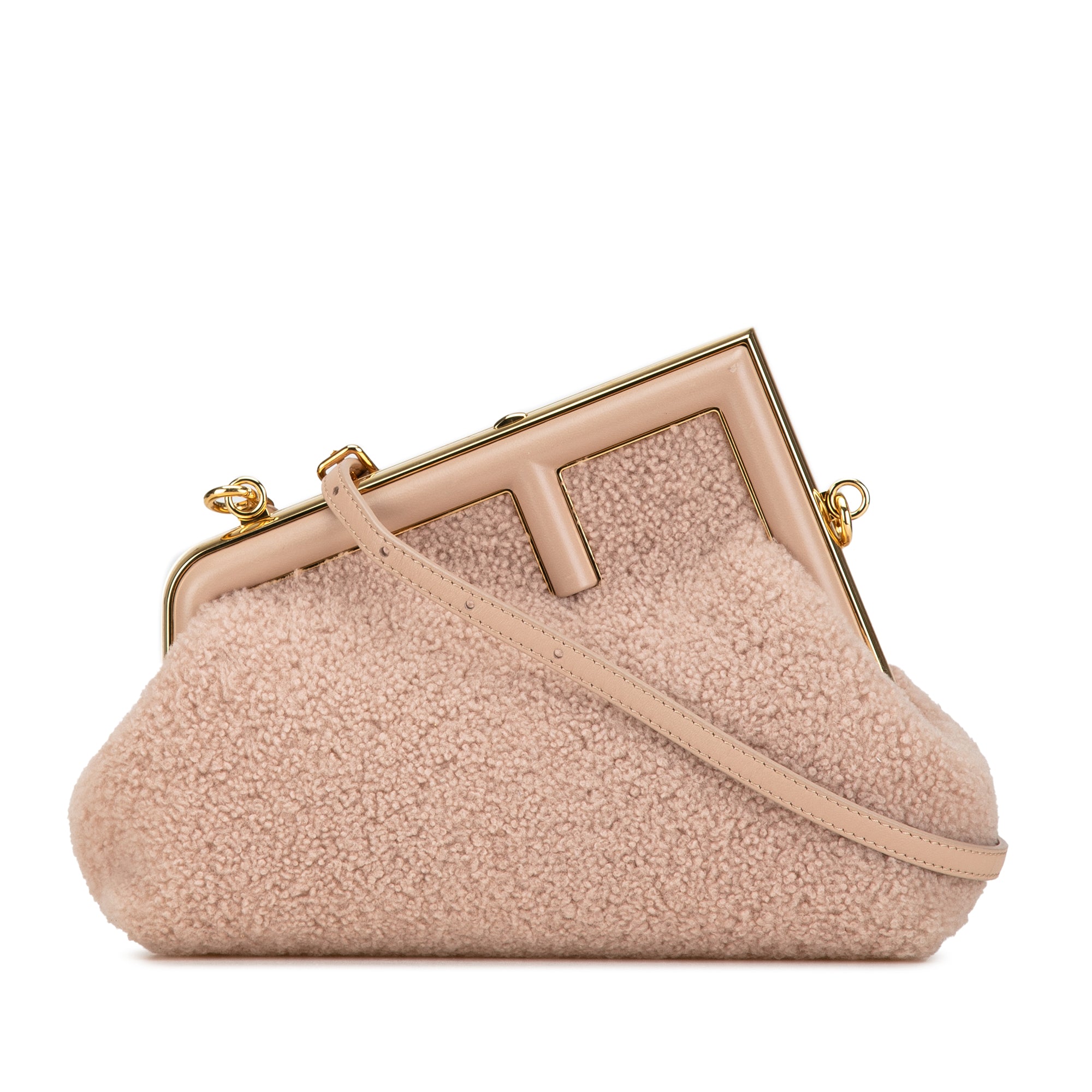 Fendi | Pre-Owned Small Shearling First | Pink