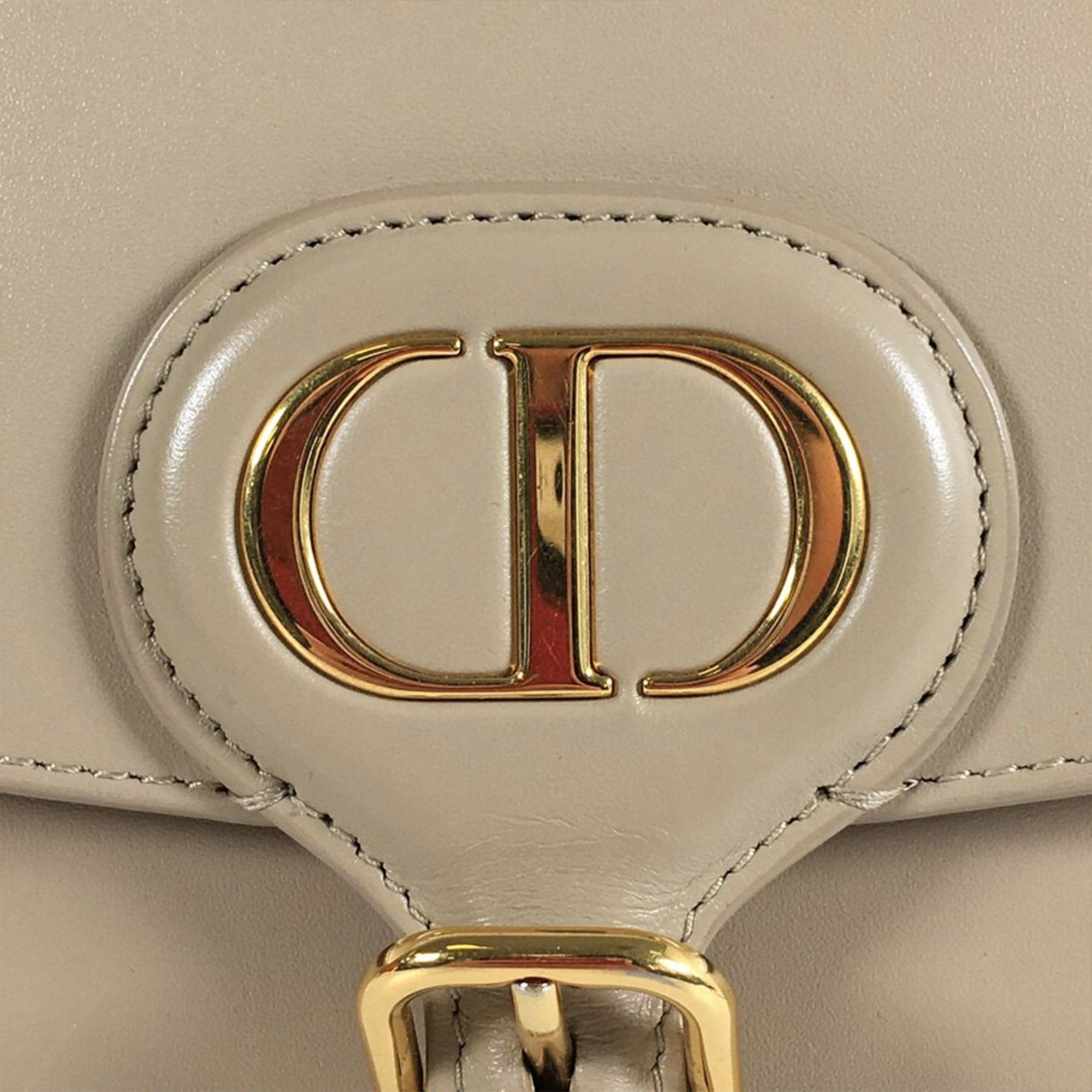 Dior | Pre-Owned Medium Leather Bobby | Brown/Beige