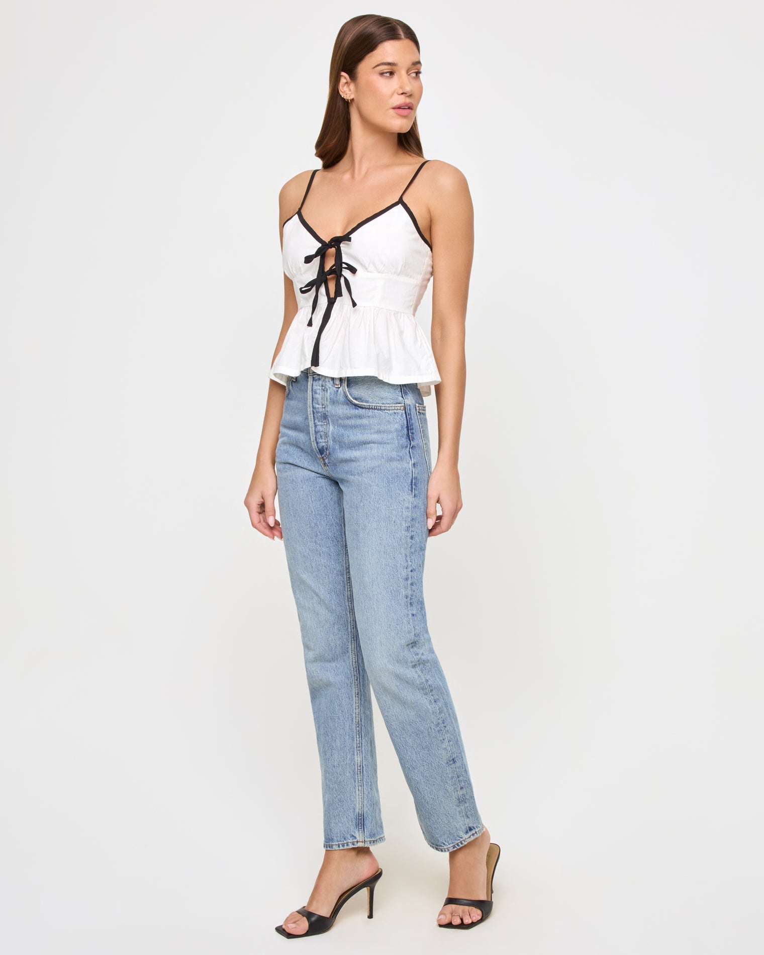 Agnes Top | Cream-Black