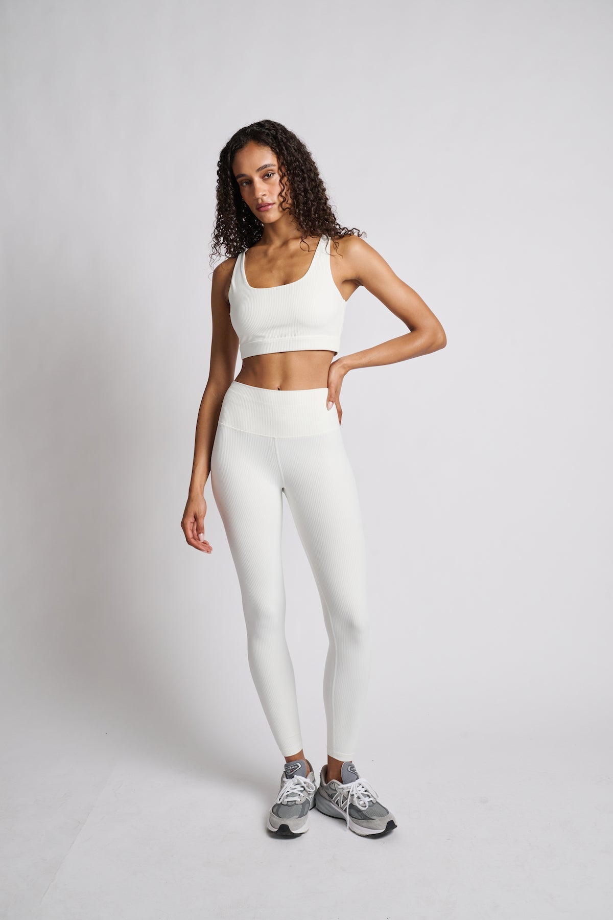 Splits59 | Airweight Rib Bra | White