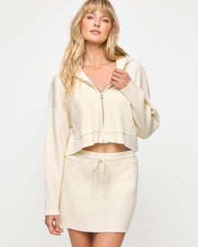 Jet Set Hoodie | Cream