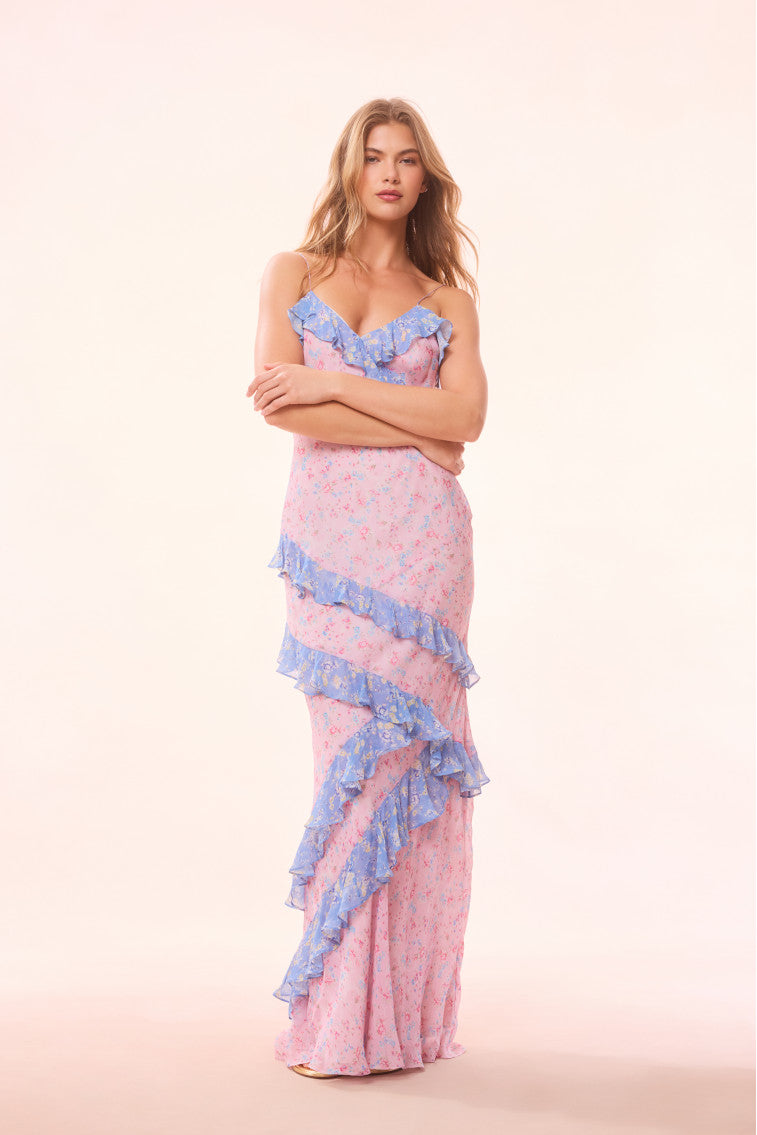 Rialto Re-Edition Floral Maxi Dress | Windsor Rose Print Mix