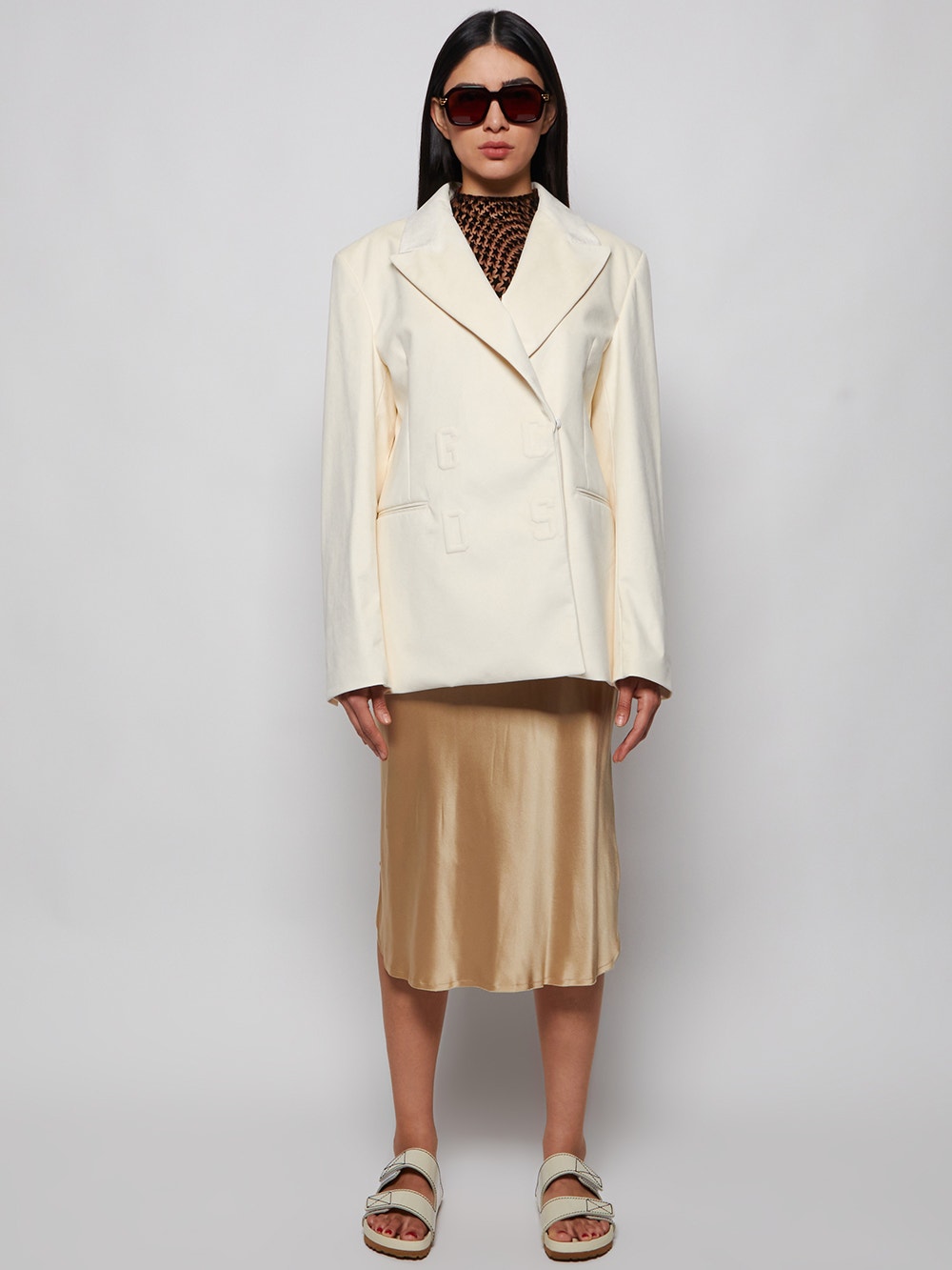 Women | GCDS | Alcantara Jacket | White