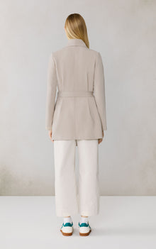 Alondra Soft Drape Trench | Mist