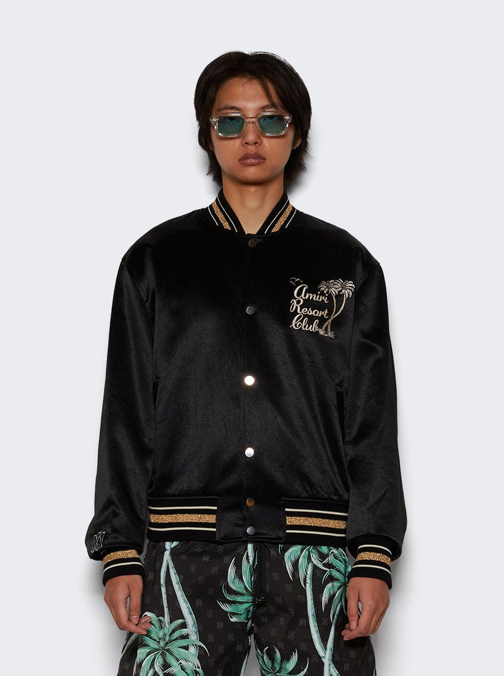 Men | Amiri | Resort Club Souvenir Jacket | Black