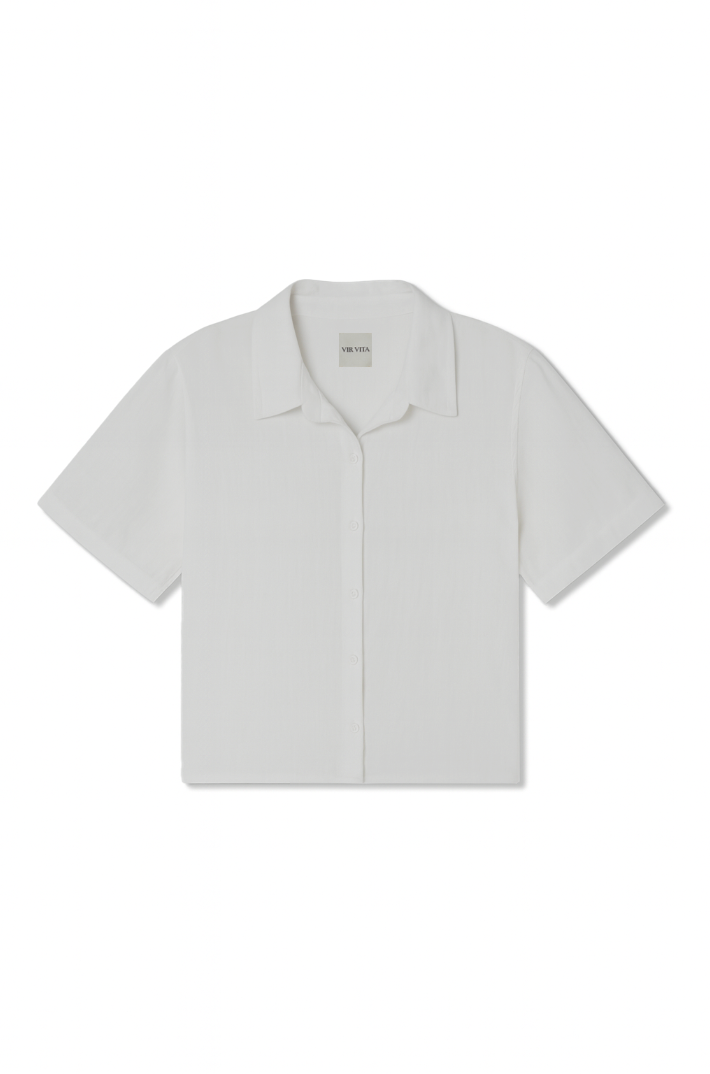 Anais Linen Shirt | White