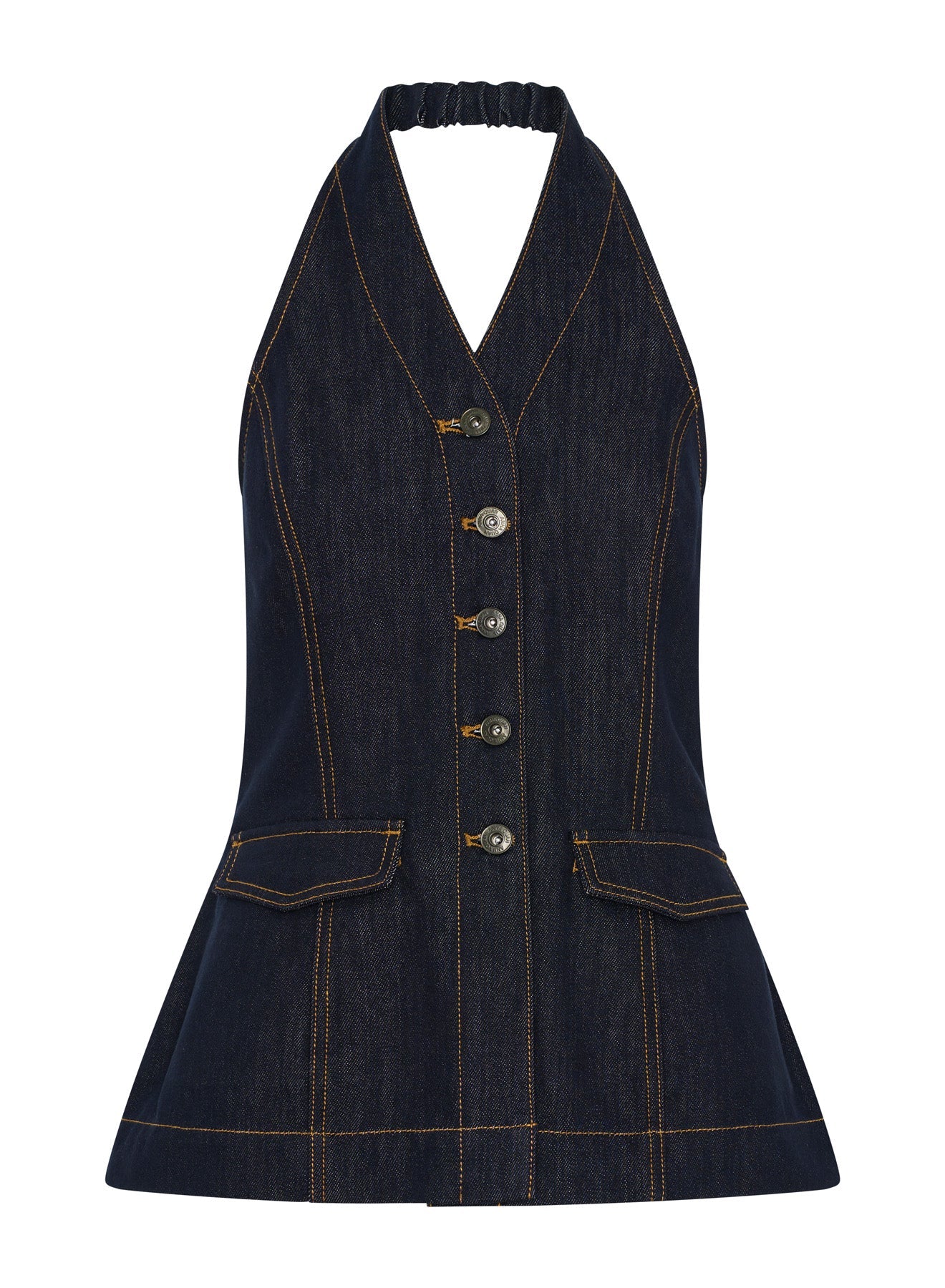 Rhea Top | Dark Indigo