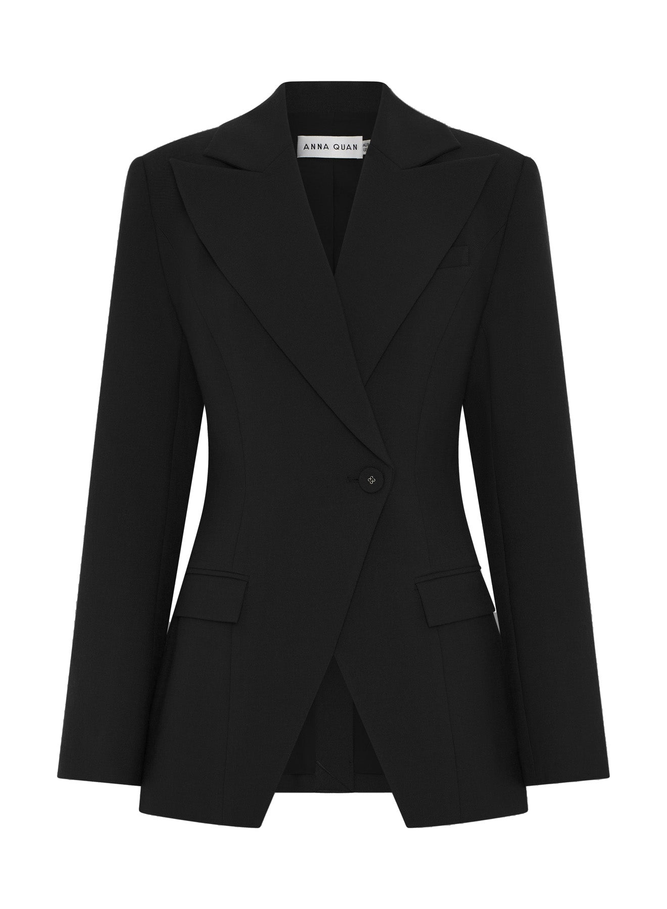 Merle Blazer | Black Wool