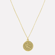 The Zodiac Medal Necklace | Gold Vermeil