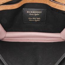 Burberry | Pre-Owned Small House Check Canvas Derby Macken Crossbody | Pink/Light Pink