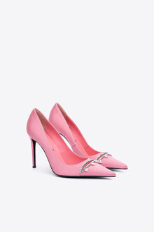 Crystal Slit Pump | Pink