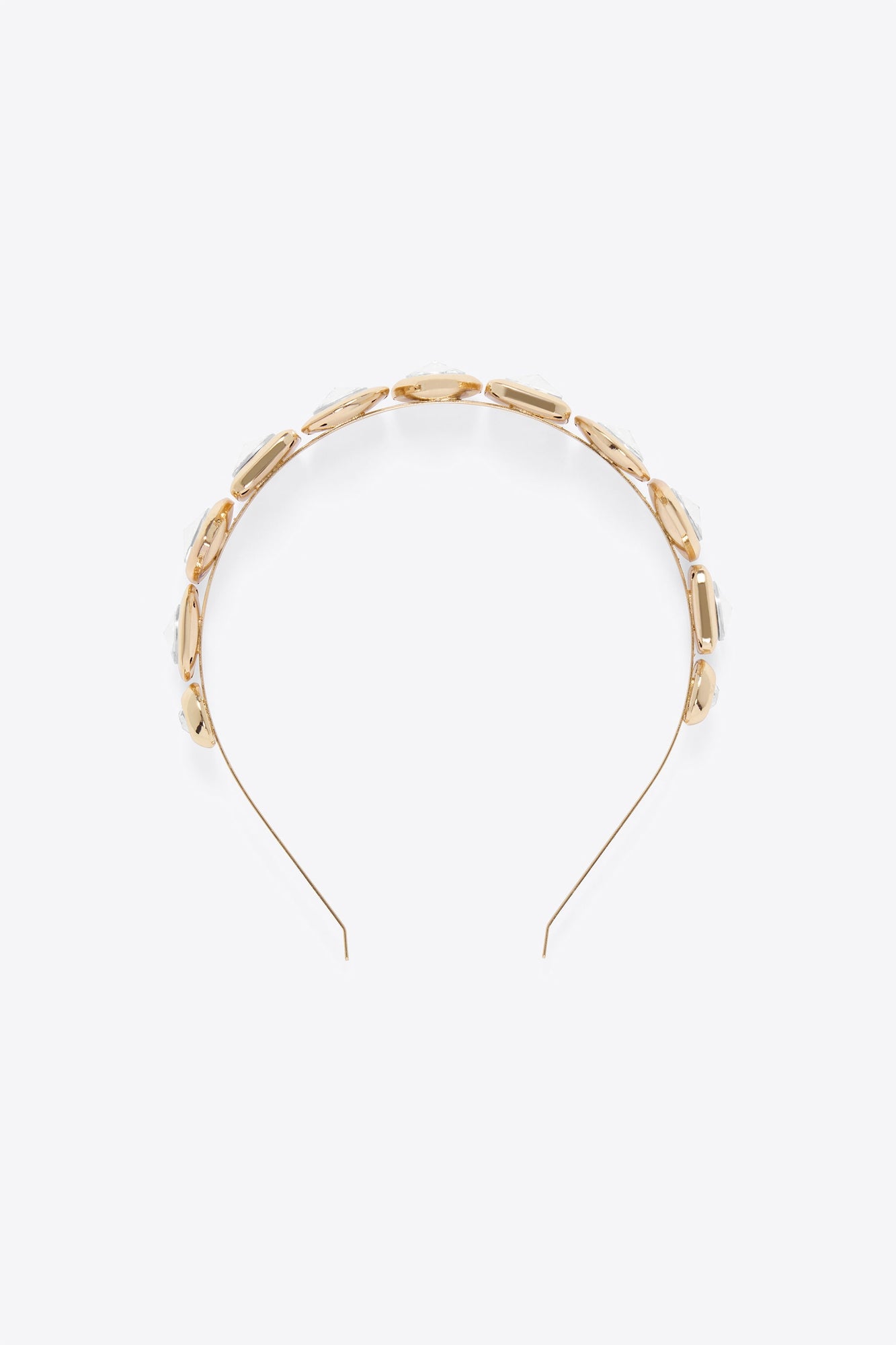 Crystal Stud Headband | Gold