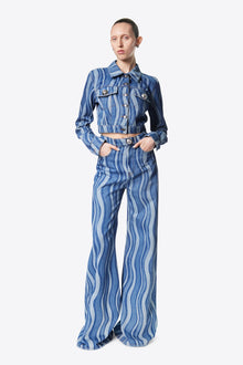 Sunray Denim Wide Leg Jean | Indigo Multi