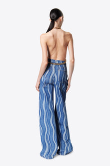 Sunray Denim Wide Leg Jean | Indigo Multi