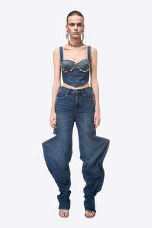 Claw Cup Bustier | Vintage Indigo