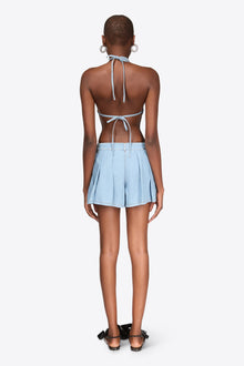 Crystal Rosette Skort | Super Light Blue