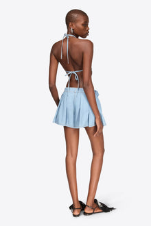 Crystal Rosette Skort | Super Light Blue