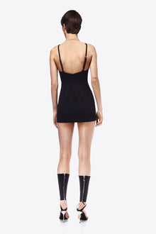 Butterfly Cutout Mini Dress | Black