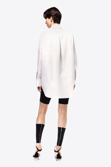 Heart Bib Tuxedo Shirt | White