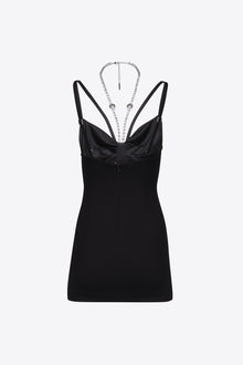 Butterfly Cutout Mini Dress | Black