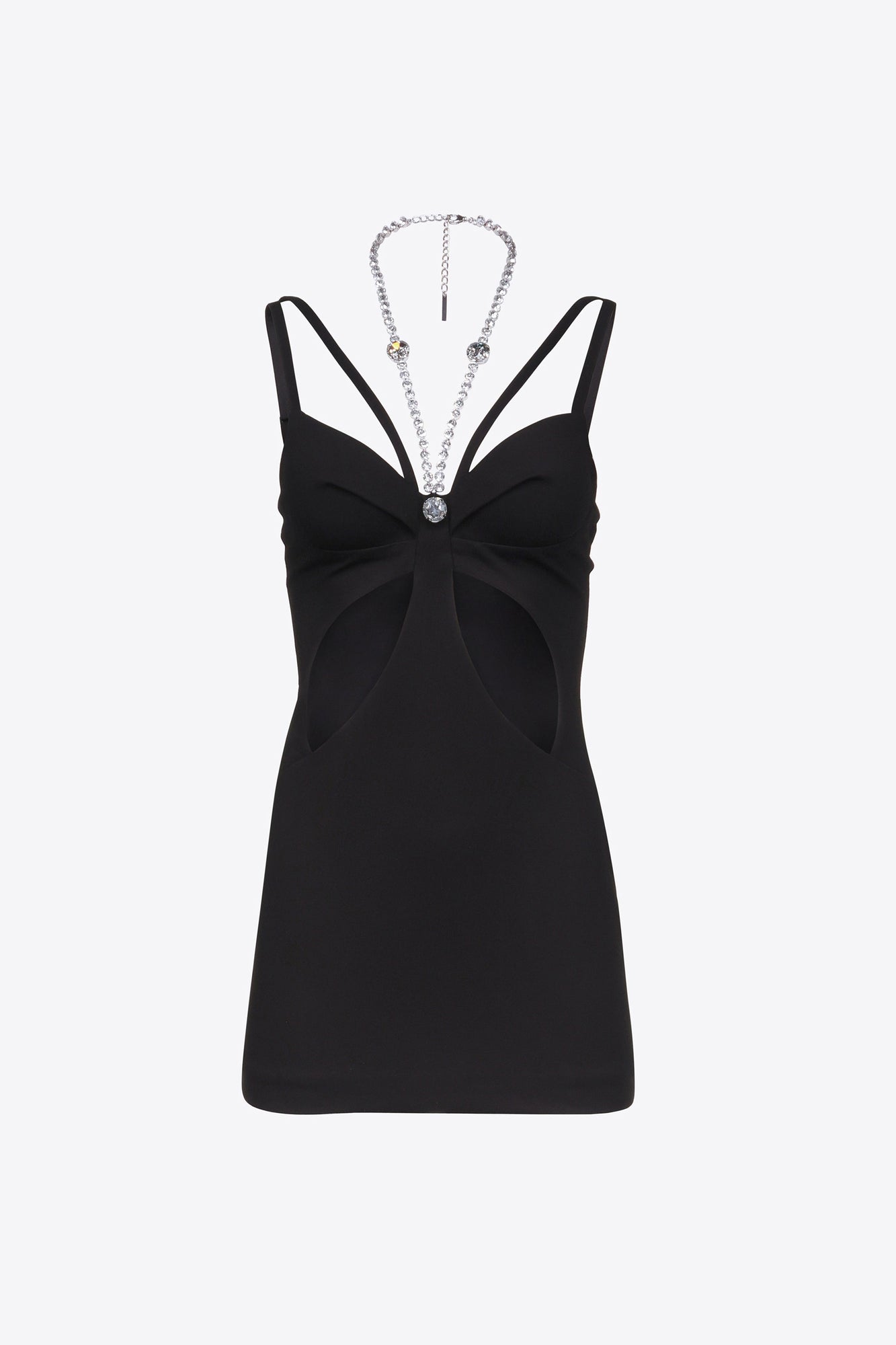 Butterfly Cutout Mini Dress | Black