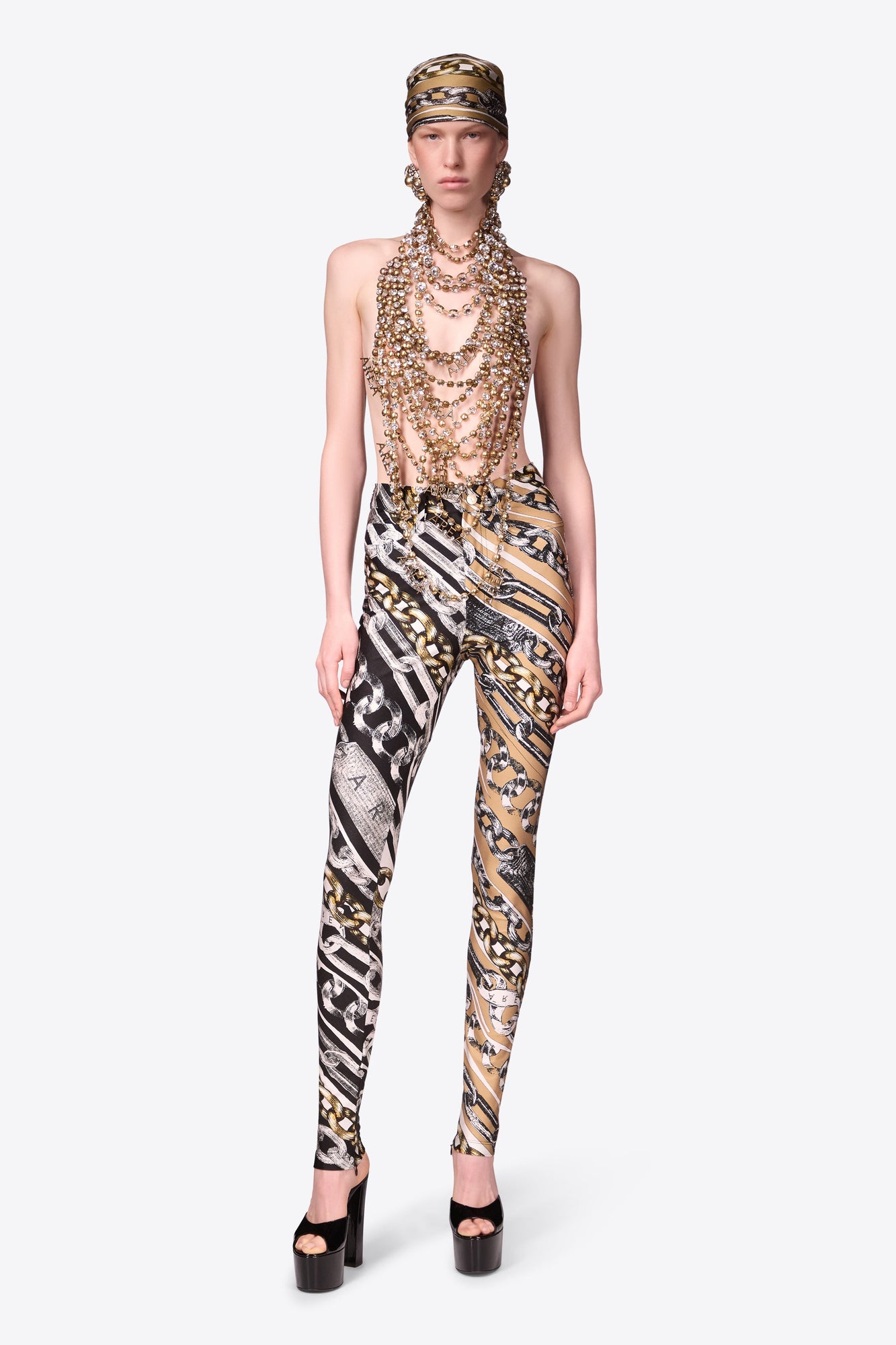 Chain Printed Legging | Multi