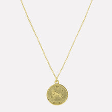 The Zodiac Medal Necklace | Gold Vermeil