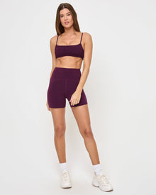 En Pointe Short | Plum