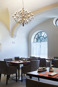 2097/30 Suspension with Clear Bulbs | Matt White