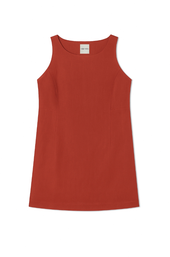 Augusta Dress | Apple Red