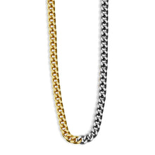 The Double Flash Two Tone Chain Necklace (Elaluz X Argento Vivo) | Two-Tone