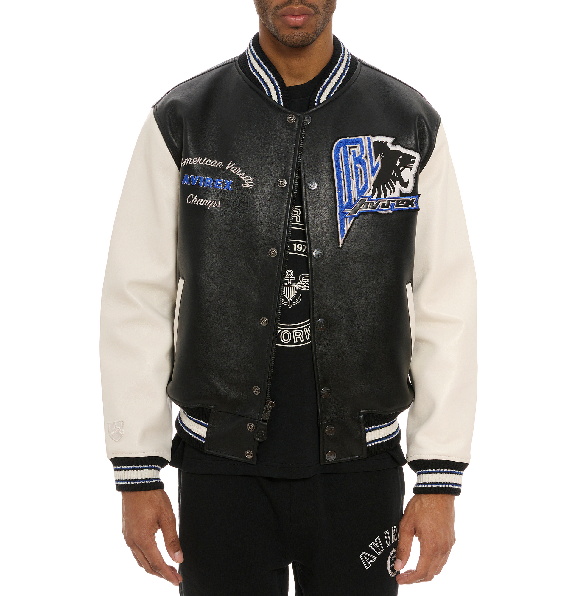 Black Lions Varsity Jacket | Black