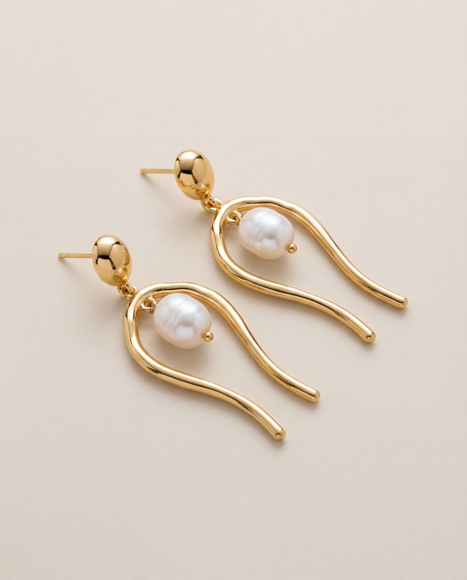 The Palawan Earrings | Gold Plated Brass