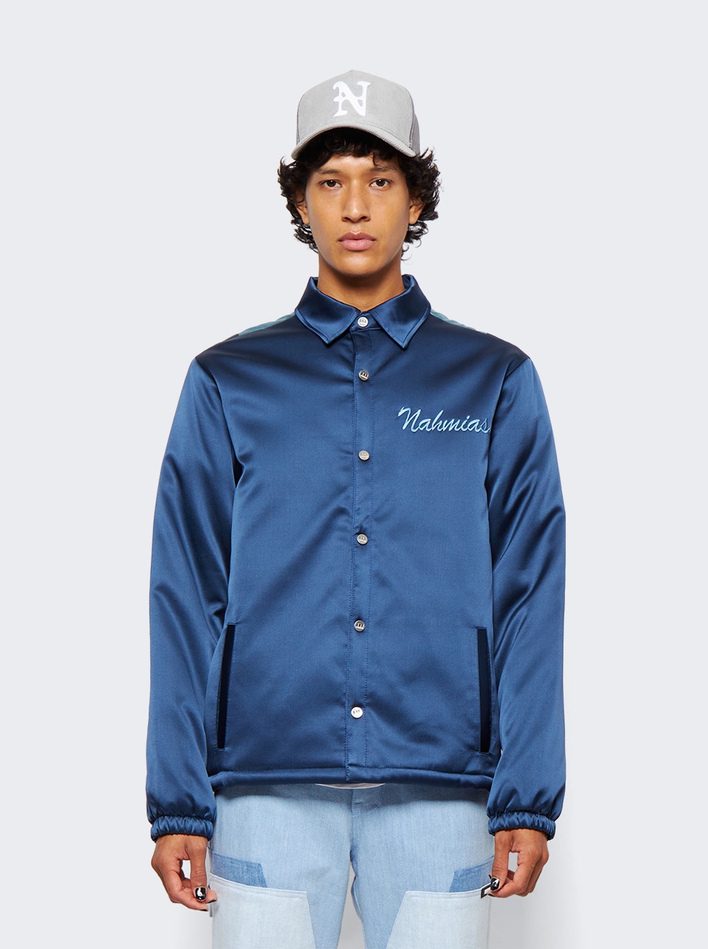 Men | NAHMIAS | Summerland Rainbow Windbreaker | Blue