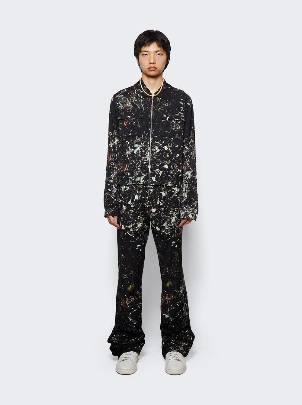 Men | Amiri | Paint Splatter Blouson Black