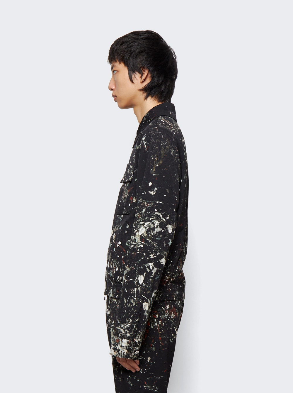 Men | Amiri | Paint Splatter Blouson Black