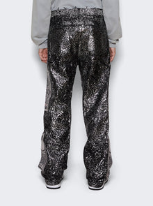 Men | WHO DECIDES WAR | Foil Leather Pant | Coal