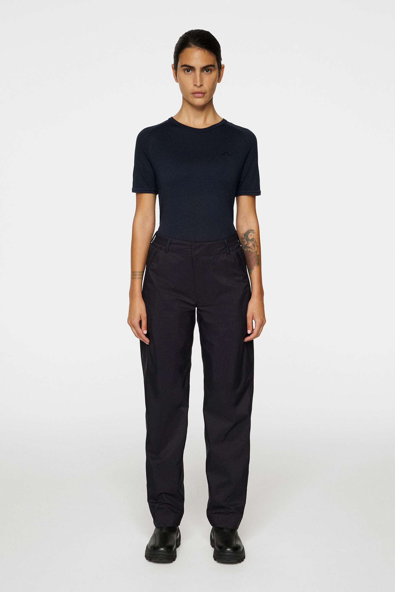 Women | Bella Wool T-Shirt | JL Navy