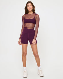 En Pointe Short | Plum