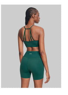 Airy Active Strap Top | Dark Moss