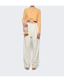 Alexandra Golovanoff | Women | Mila Cropped Cardigan | Apricot