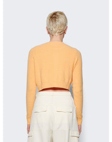 Alexandra Golovanoff | Women | Mila Cropped Cardigan | Apricot