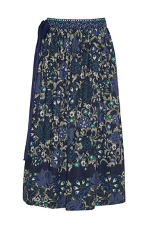 Alia Skirt | Blue Bogata Scarf