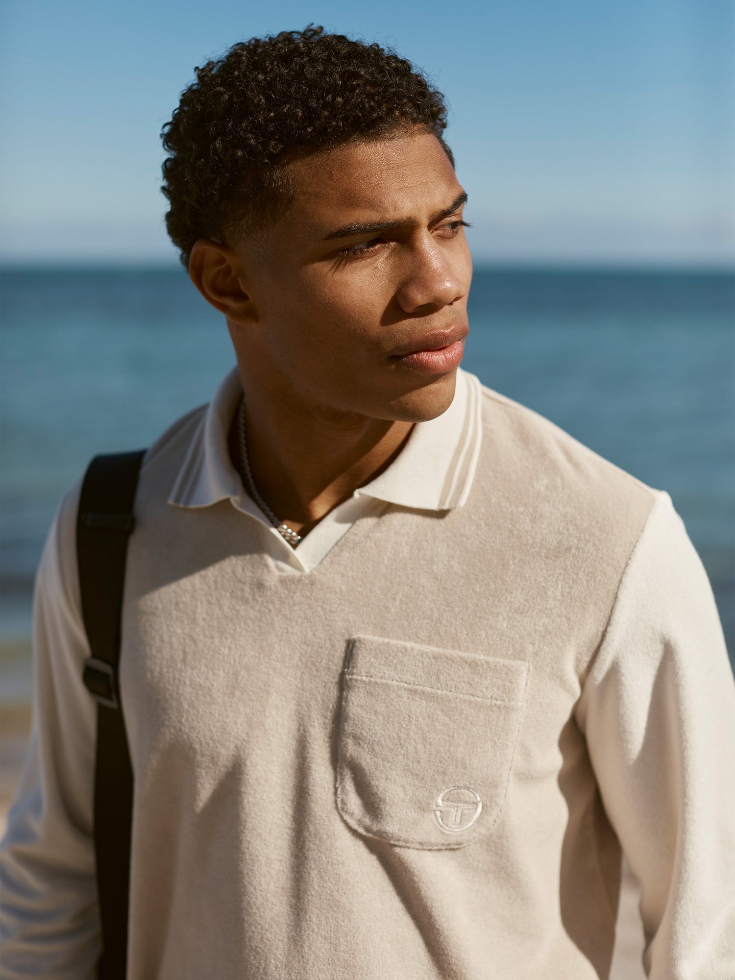 Men | Alvar Long Sleeve Polo | Fog