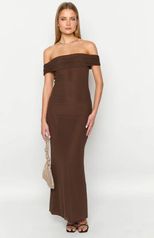 Amabella Maxi Dress | Brown