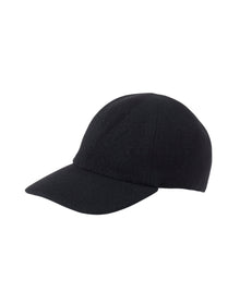 Amicale Cashmere | Women | Cashmere Blend Knit Baseball Cap | Black