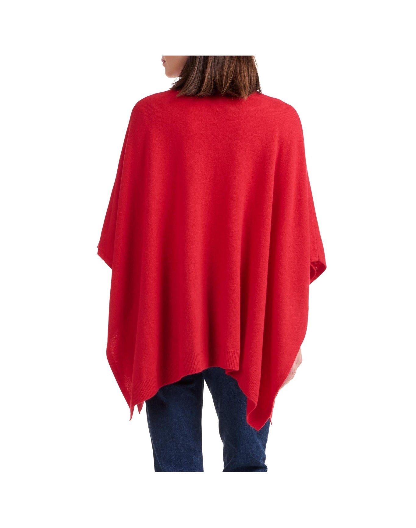 Amicale Cashmere | Women | Cashmere Poncho | Red