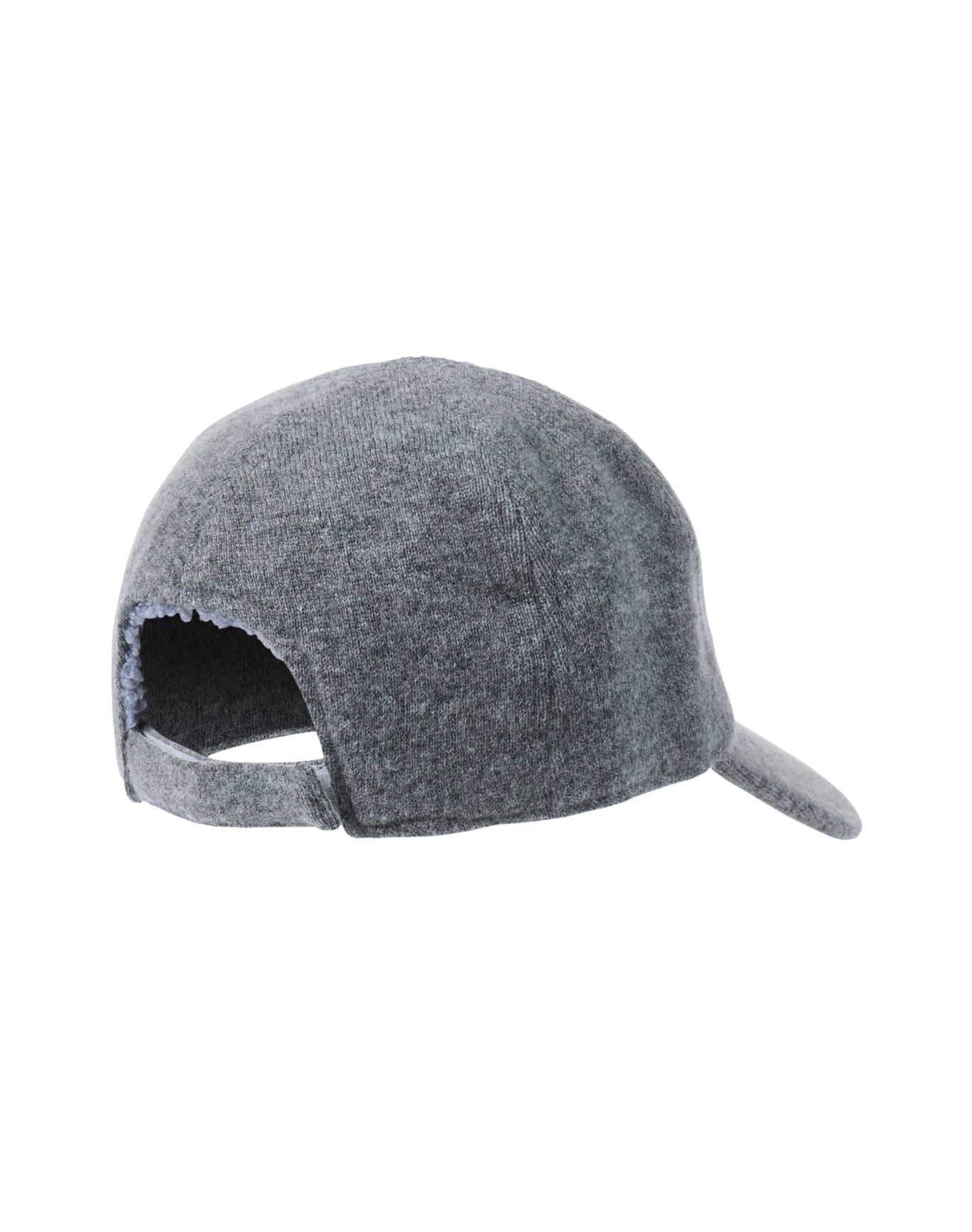 Amicale Cashmere | Women | Knite Baseball Cap | Grey
