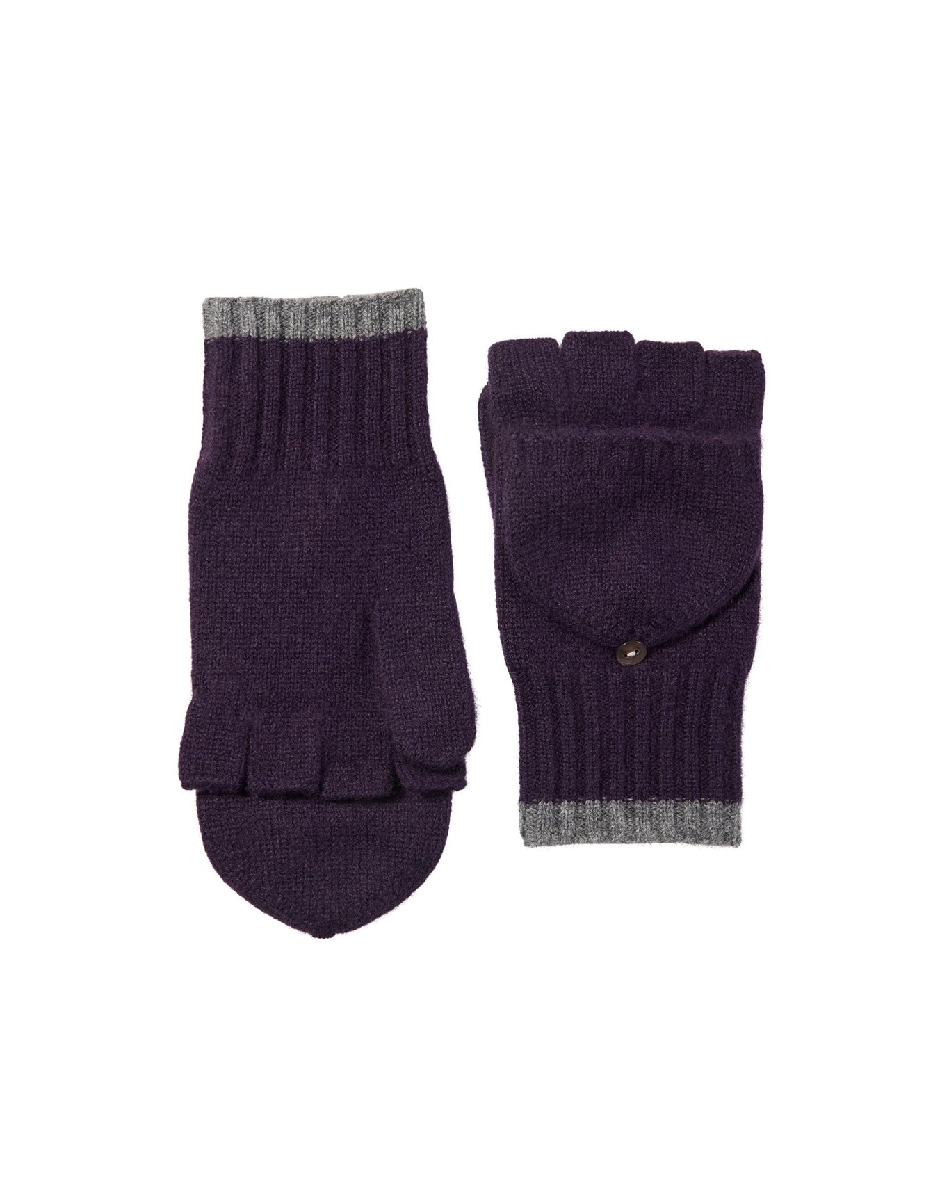 Amicale Cashmere | Women | Pop Top Glove | Purple