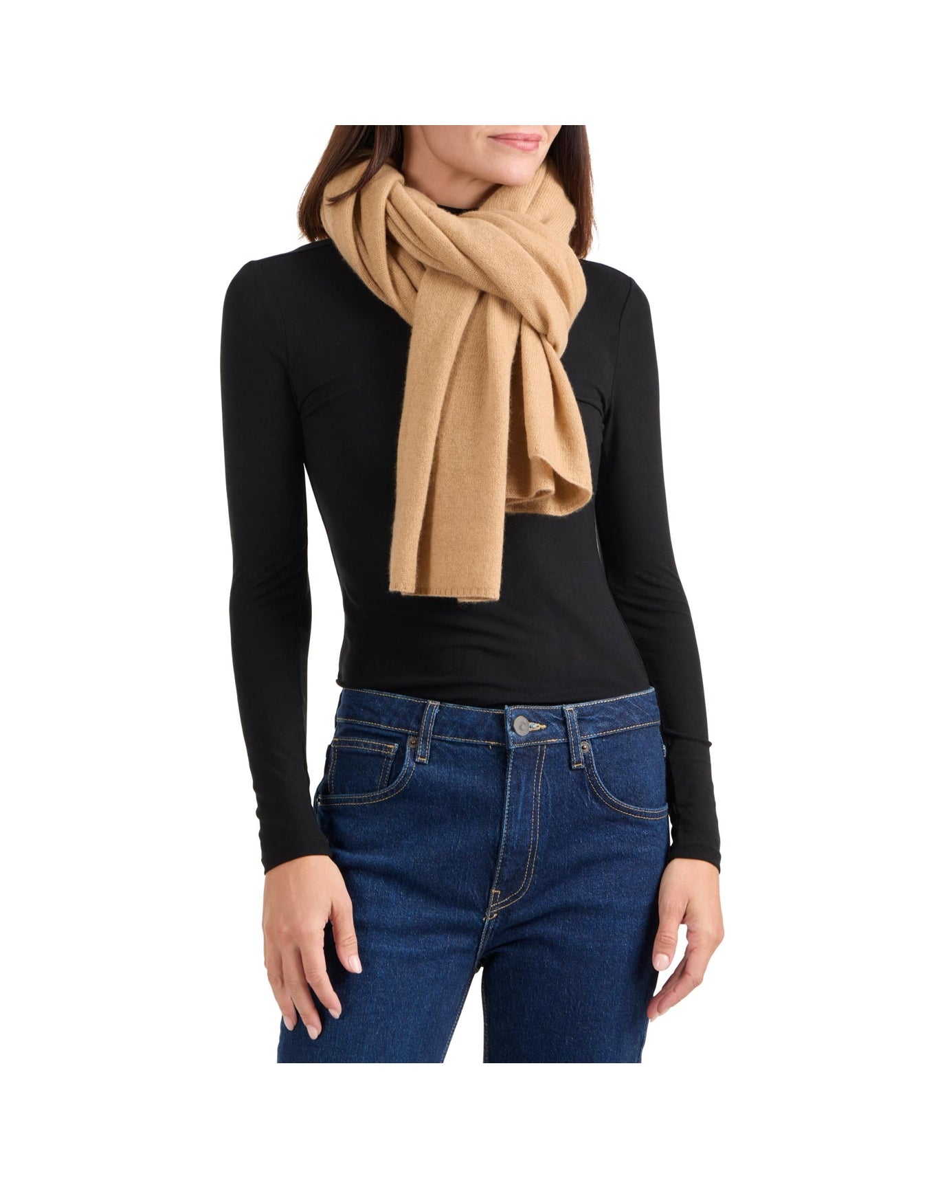 Amicale Cashmere | Women | Wrap | Camel V1